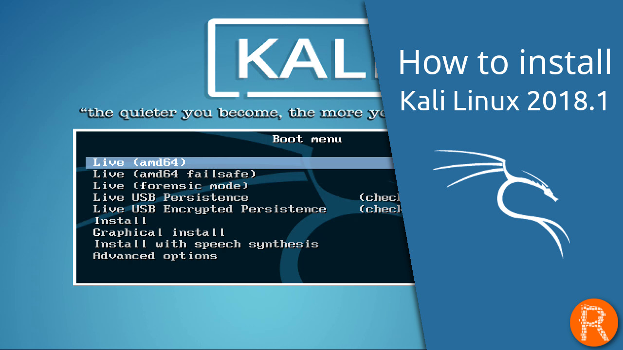 How to install kali linux iso on windows 10
