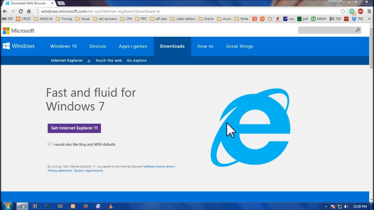 Internet Explorer 10 Direct Download